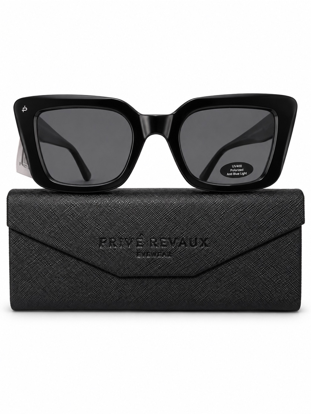 Prive Revaux Women’s Black Cat-Eye Sunglasses